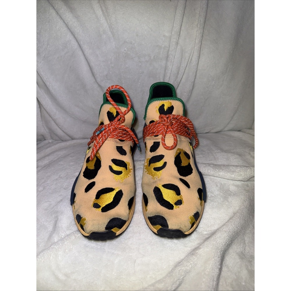 Adidas Pharrell Williams HU NMD Shoes Mens Size 11 Animal Print GZ4439‎